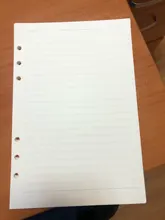 Hojas sueltas de recambio para cuaderno, accesorio de papelería con índice para archivador, para negocios y planes semanales o mensuales, A5 A6, 45 uds.