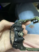 SMAEL-Reloj deportivo de cuarzo para hombre, cronógrafo analógico de estilo militar y a la moda, código 1545