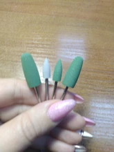 Fresas de silicona para manicura, accesorios para máquina pulidora de uñas, 1 Uds.