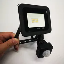 Led-Flood-Light Pir-Sensor Adjustable Street 220V 100W Induction 50W 20W 30W with 110V