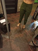 Cargo-Pants Pantalon Joggers Ladies Trousers Khaki High-Waist Cotton Womens Woman Black