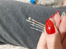 Juego de brocas para uñas, fresas eléctricas profesionales, bola, cepillo de Metal, accesorios para máquina de manicura, 4 Uds.