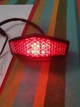 12V 5 en 1 motocicleta Universal ATV freno trasero LED indicador señal lámpara intermitente luz placa de matrícula Retro Luz