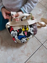 Disney-bolso de hombro de ratón para mujer, bandolera de hombro estampado bonito, de lona, 2020