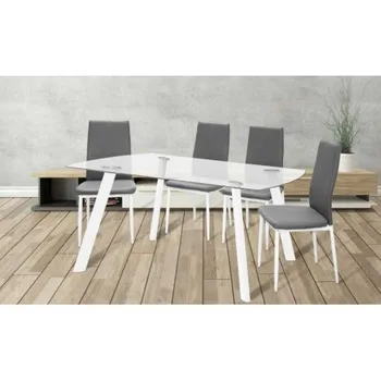 Table set Carla 2 colors + 4 chairs Lucia 2 colors
Table set Carla 2 colors + 4 chairs Lucia 2 colors