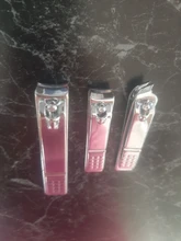 Cortauñas de acero inoxidable, cortador, cuchilla recortadora, herramientas de manicura pedicura, profesional, dedos del pie, Juego de 2 cortadoras estilo