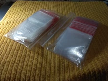 Plastic Bags Shoe-Bag Reclosable Zip-Lock Poly Small 100pcs/Pack Thickness-0.05mm