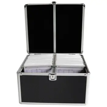 Filing cabinet for CD-DVD-BD | Aluminum | 300 discs | Black - order, dj case, organizer, lock, key, BluRay
Filing cabinet for CD-DVD-BD | Aluminum | 300 discs | Black - order, dj case, organizer, lock, key, BluRay