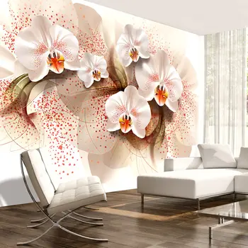 Wall mural-Pale yellow orchids 
Wall mural-Pale yellow orchids