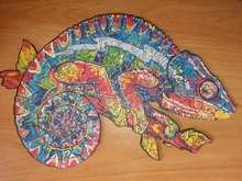 Rompecabezas de animales de madera único para niños y adultos, rompecabezas misterioso, regalo educativo, fabuloso, Montessori, juguetes para niños, regalo