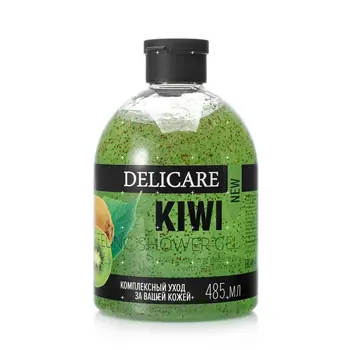 Gel exfoliating shower delicare fruit peeling "Kiwi" 485 ml
Gel exfoliating shower delicare fruit peeling "Kiwi" 485 ml