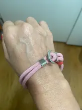 NIUYITID 2019 nueva cuerda de hilo rojo pulseras de mujer brazalete de ancla de encanto pirata en la mano