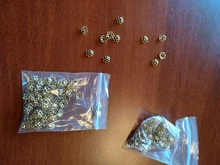 Cuentas de pétalos de flores chapadas en plata para fabricación de joyería, gorros, suministros de joyería, tapas de cuentas huecas, colgantes para joyería, 6mm, 100/200 Uds.