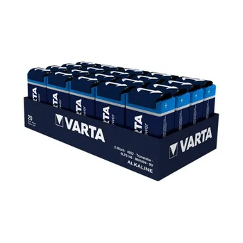 Varta batteries Alc. E-Block 6LR61 9V H/in. Bulk (Pack of 20) 04922 121 111-20P
Varta batteries Alc. E-Block 6LR61 9V H/in. Bulk (Pack of 20) 04922 121 111-20P