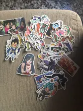 Juguete de Dragon Ball impermeable para niños, pegatina mixta para patinete, bicicleta, portátil, bolsa de viaje, divertido, 50/100 Uds.