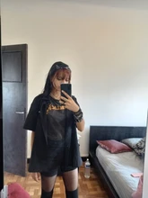 Conjunto de camiseta coreana versátil para mujer, top ancho BF, falda de Conjunto de dos piezas de moda, jupe
