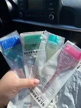 Tinte de fibra suave para tinte de pelo, cepillo de pelo profesional para peluquería, peine de lejía, accesorios de salón para tinte de cabello