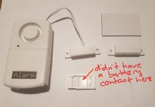 Detector de Sensor de alarma de 120dB, sistema de alarma magnético para puerta de seguridad de voz, Sensor de ALARMA DE SEGURIDAD PARA EL HOGAR