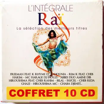 L'Integrale Raï. The séléction des meilleurs titers. Coffret 10 CD (Case 10 CD)
L'Integrale Raï. The séléction des meilleurs titers. Coffret 10 CD (Case 10 CD)