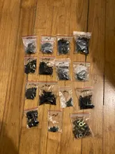 Screw Allen Bolt Hex-Socket M1.4 Black-Grade Stainless-Steel Hexagon DIN912 M2.5 M1.6