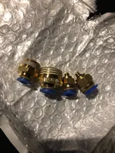 Connector Pneumatic-Fitting The-Air-Compressor-Parts PC Straight-Push 5pcs 3/8-M5male-4