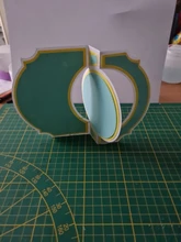 AliliArts-troqueles de corte de Metal, marco esencial 3D #4, álbum para recortes de fotos, grabado decorativo, tarjetas de papel, manualidades