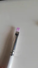 Pintura en Gel UV para manicura, lápiz para dibujar y esculpir uñas artísticas, lápiz para dibujar pétalos de media luna, mango corto, herramientas de manicura para salón DIY, 1 Uds.