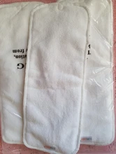 Alvababy-3 insertos de capas de microfibra, 80% poliéster y 20% poliamida absorbente (10 unids/lote)