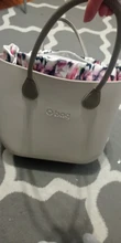 Inserto de forro interior para bolsa de Obag, Mini insertos clásicos para interior O bolso de silicona, resistente al agua, borde Floral