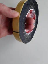 Rubber-Tape Sponge Foam Strong-Adhesion Thick Black EVA 10mm-100mm-Width Anti-Collision-Seal-Strip