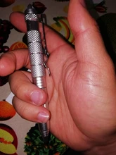 Plumas tácticas prácticas EDC, rompevidrio de aluminio, pluma de supervivencia táctica de autodefensa, herramienta de Camping multifunción para escribir