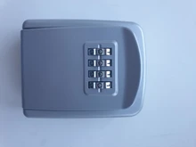 Caja de bloqueo de llave de aleación de Zinc montada en la pared, caja de seguridad, resistente a la intemperie, combinación de 4 dígitos, cerradura de almacenamiento, caja de seguridad para interiores y exteriores