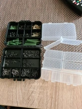 Unids/caja de equipo de pesca de carpa, Kit con ganchos giratorios, mangas antienredos, cuentas de tope, tornillo de cebo Boilie, accesorios, 420