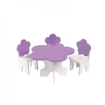 Dolls Accessories PAREMO Set of furniture for dolls \"Flower\": Table + chairs color: white/Purple for children toys for kids game furniture doll houses furniture for bed accessories clothes for dolls
Dolls Accessories PAREMO Set of furniture for dolls \"Flower\": Table + chairs color: white/Purple for children toys for kids game furniture doll houses furniture for bed accessories clothes for dolls