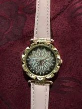 Las mujeres cielo estrellado cielo reloj de lujo de oro rosa diamante Relojes de Cuero ocasionales de las señoras banda de cuarzo reloj de pulsera mujer reloj zegarek damski
