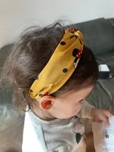 Diadema de dibujos animados con lazo de Mickey, diadema de pelo de ala ancha a la moda, horquilla de alta gama, accesorios para el cabello, diadema para niña