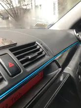 1M / 2M / 3M / 5M Interior del coche Lámpara decorativa LED Cableado EL tira de neón para Auto DIY Luz ambiental flexible USB Fiesta Atmósfera Diodo Cartelera Letrero Decoración de vacaciones Luces