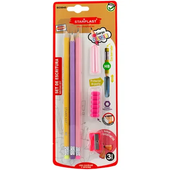 Starplast Set scripture, Pack saving, Pencils HB, To use school and Office, 3 Colores
Starplast Set scripture, Pack saving, Pencils HB, To use school and Office, 3 Colores