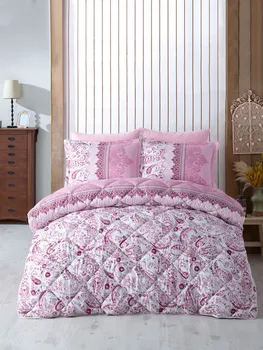 Romantic and Modern Double Ranforce Sleeping Set Designed from 100% Cotton It consists of 7 pieces (Quilt, sheet, pilowcase (.
Romantic and Modern Double Ranforce Sleeping Set Designed from 100% Cotton It consists of 7 pieces (Quilt, sheet, pilowcase (.