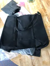 Bolso de diseñador de lujo de gran capacidad para mujer, bandolera de estilo minimalista, informal, de lona, de Color sólido, grande