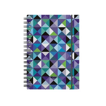 Notebook general with plastic cover on spiral cubes, A6, 80 sheets, cage, on elastic band erichkrause 45962ek
Notebook general with plastic cover on spiral cubes, A6, 80 sheets, cage, on elastic band erichkrause 45962ek