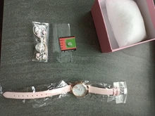 Reloj de pulsera de cuarzo para niña, nuevo accesorio de pulsera con orejas de gato, regalo para niña, ulzzang con caja