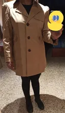 Gabardina coreana para mujer, abrigo largo medio con una hilera de botones, abrigo de talla grande 5XL, primavera y otoño