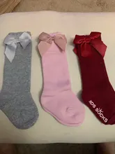 Socks Bow Summer Spring Mesh Newborn Baby Girls Kids for Christmas Winter Non-slip Terry Cotton Sokken Princess Knee High Long