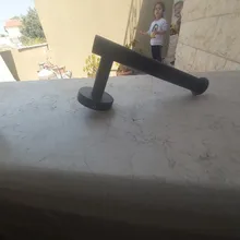 Robe Hook Paper-Holder Towel-Bar Bathroom-Hardware-Set Frap Black Single Y38124-2 Matte