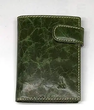Wallet for men in leather (multiple slots + ID) compartment (s) for banknotes. Made in Spain. (Vintage Green)
Wallet for men in leather (multiple slots + ID) compartment (s) for banknotes. Made in Spain. (Vintage Green)