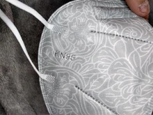 Mascarilla ffp250 para adultos, 5 capas, con filtros, estampado Floral, fpp2