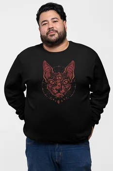 Angemiel Wear Cosmic Pharaoh Cat Black Men 'S Sweatshirt
Angemiel Wear Cosmic Pharaoh Cat Black Men 'S Sweatshirt