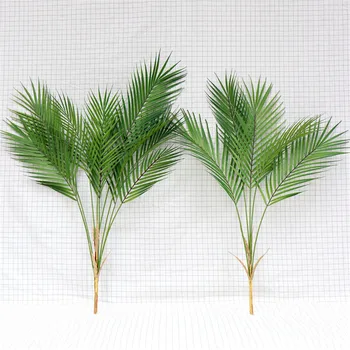 88cm 9 Fork Tropical Fake Palm Tree Bouquet Artificial Leaves Branch Large Green False Plant Plastic Leaf For Hawaii Party Decor
88cm 9 Fork Tropical Fake Palm Tree Bouquet Artificial Leaves Branch Large Green False Plant Plastic Leaf For Hawaii Party Decor