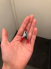 10PCS Metal Spring Clamps 2 Clip Soft Plastic Tips Grip Photos Craft